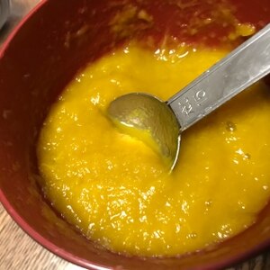 離乳食中期 ブロッコリーのかぼちゃスープ